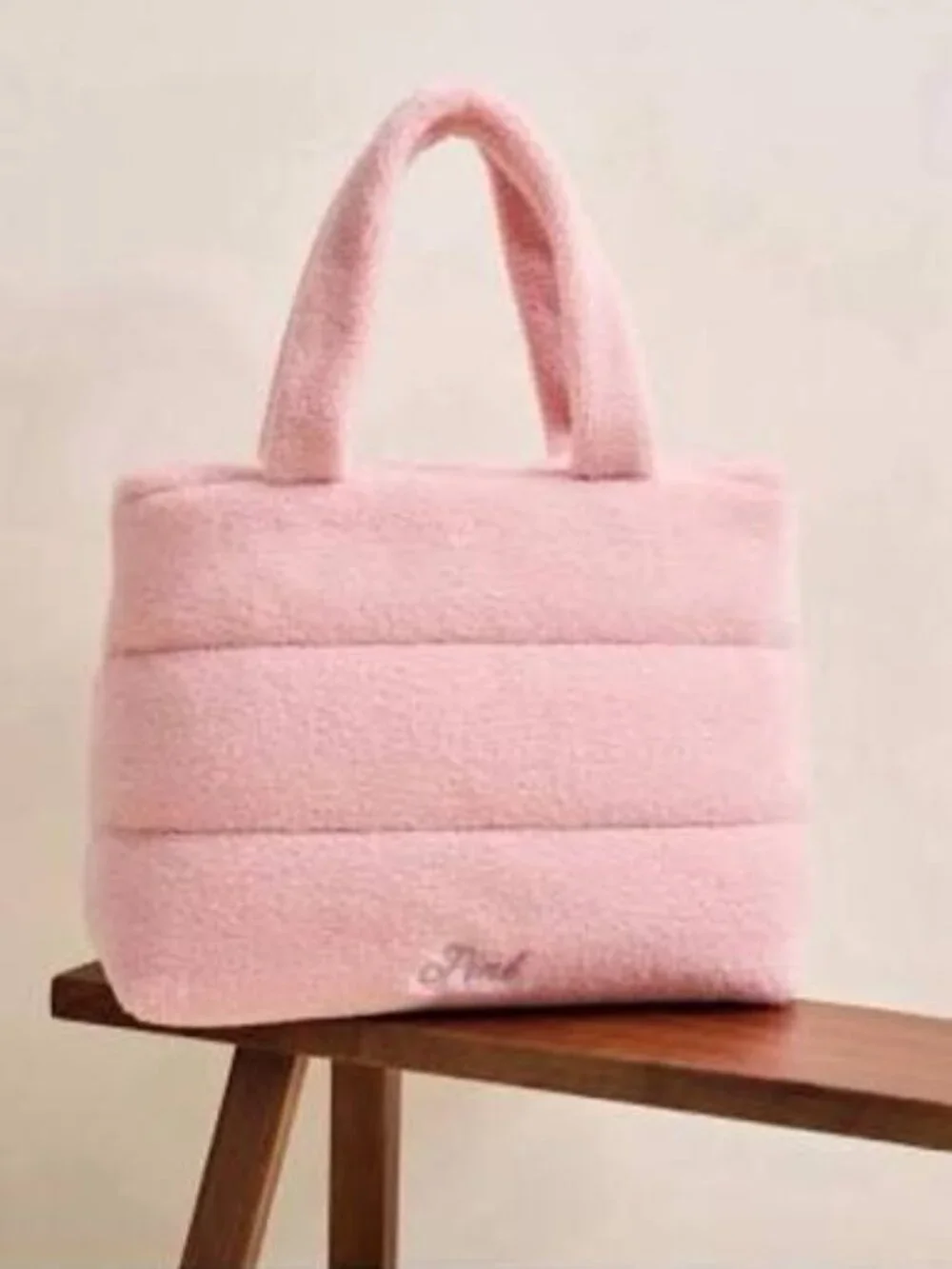Victoria's Secret PINK Cozy Plush Pink Tote + Blanket Logo Color Block Set NWT